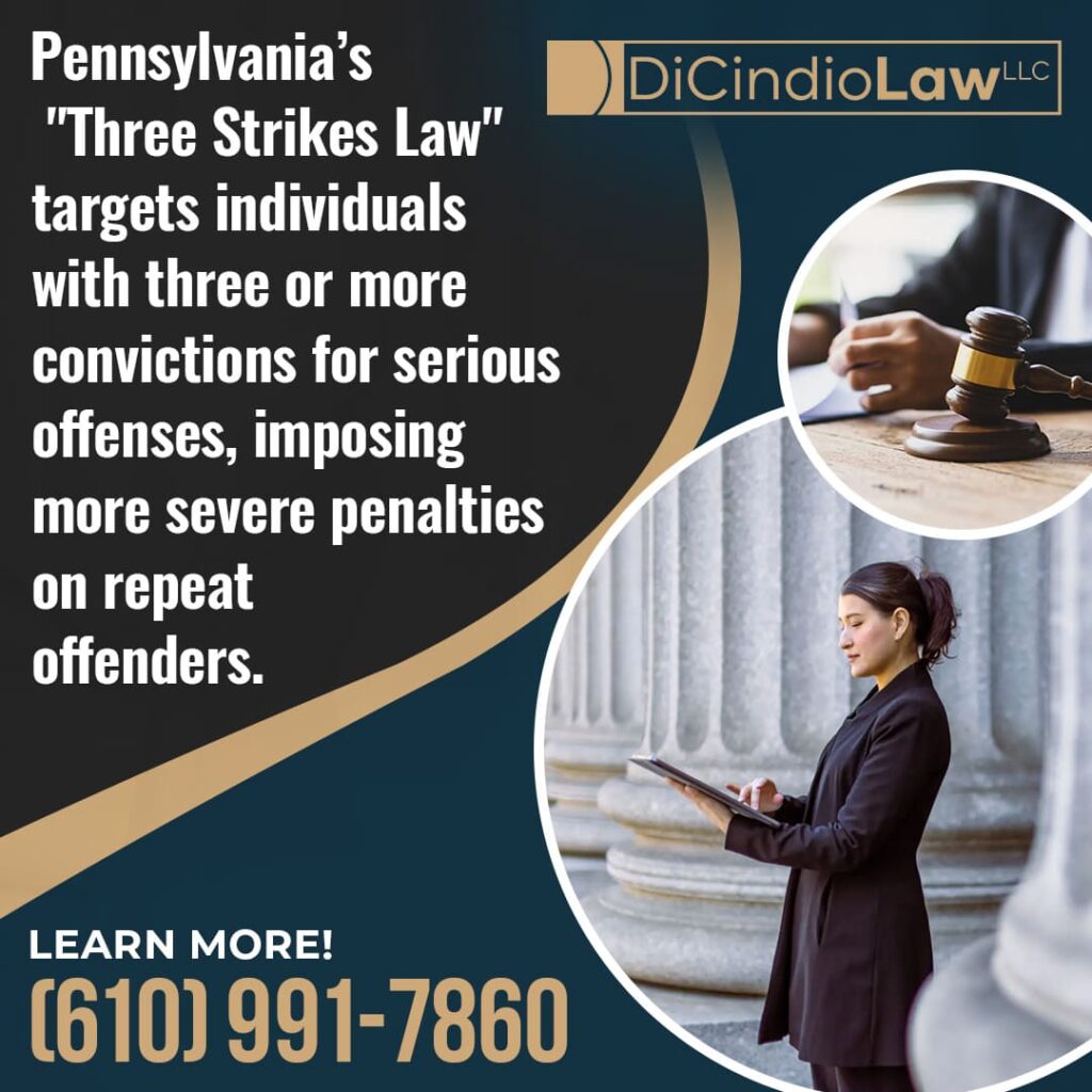 Pennsylvania's Three Strikes Law imposing more severe penalties on repeat offenders